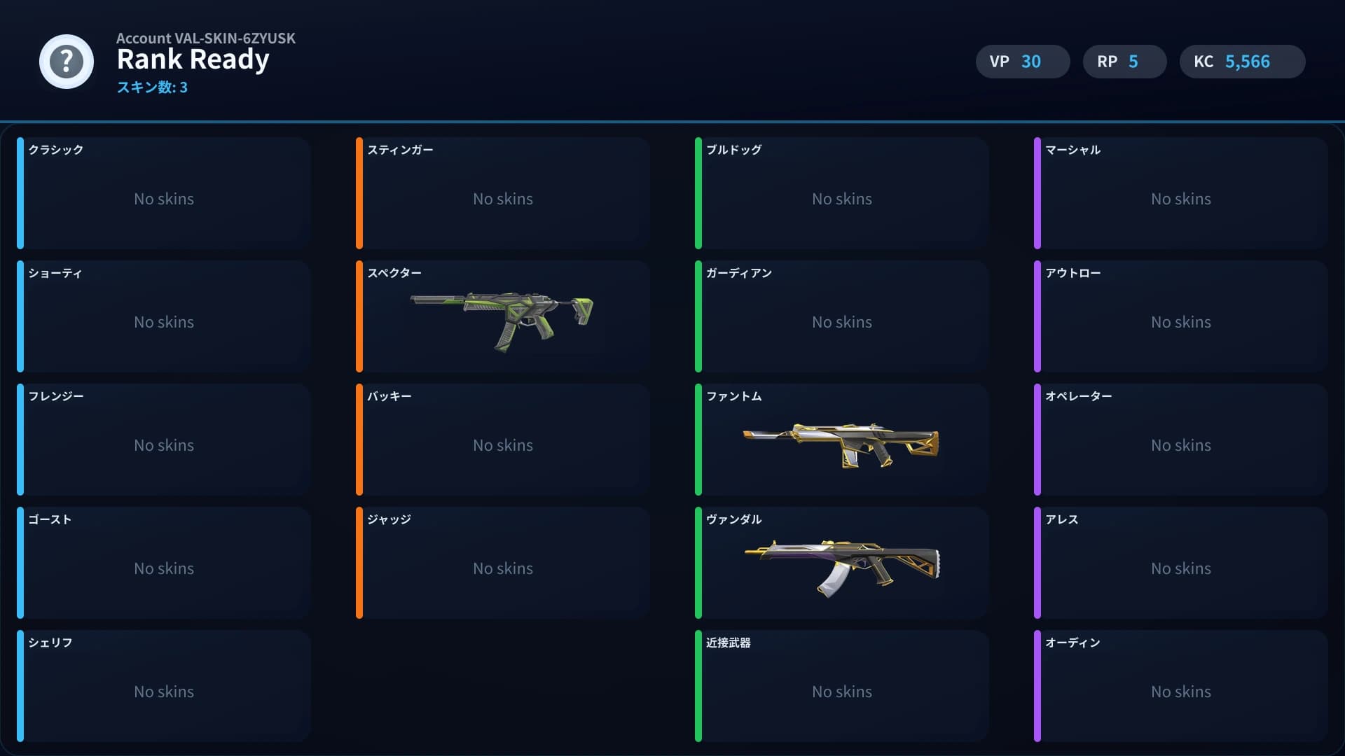 Rank Ready account preview