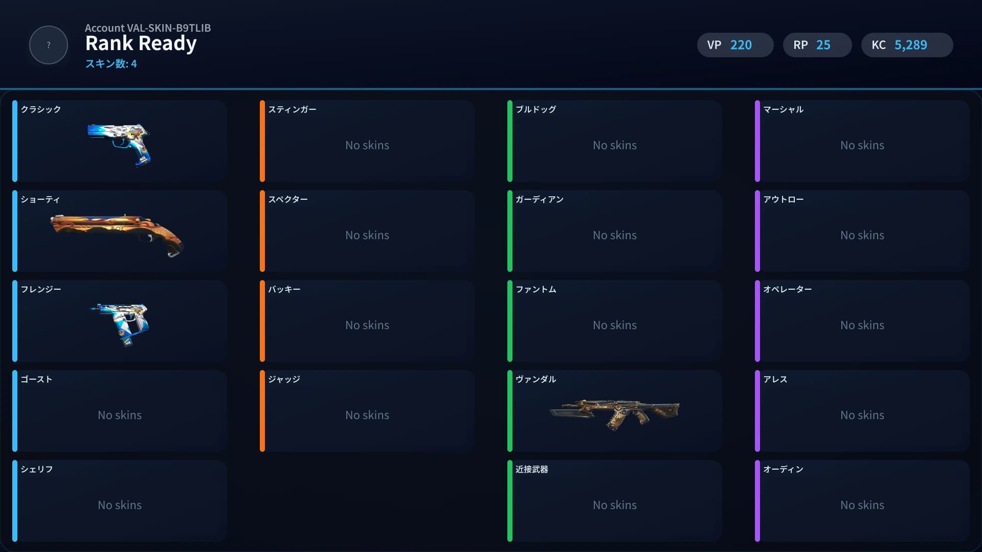 Rank Ready account preview