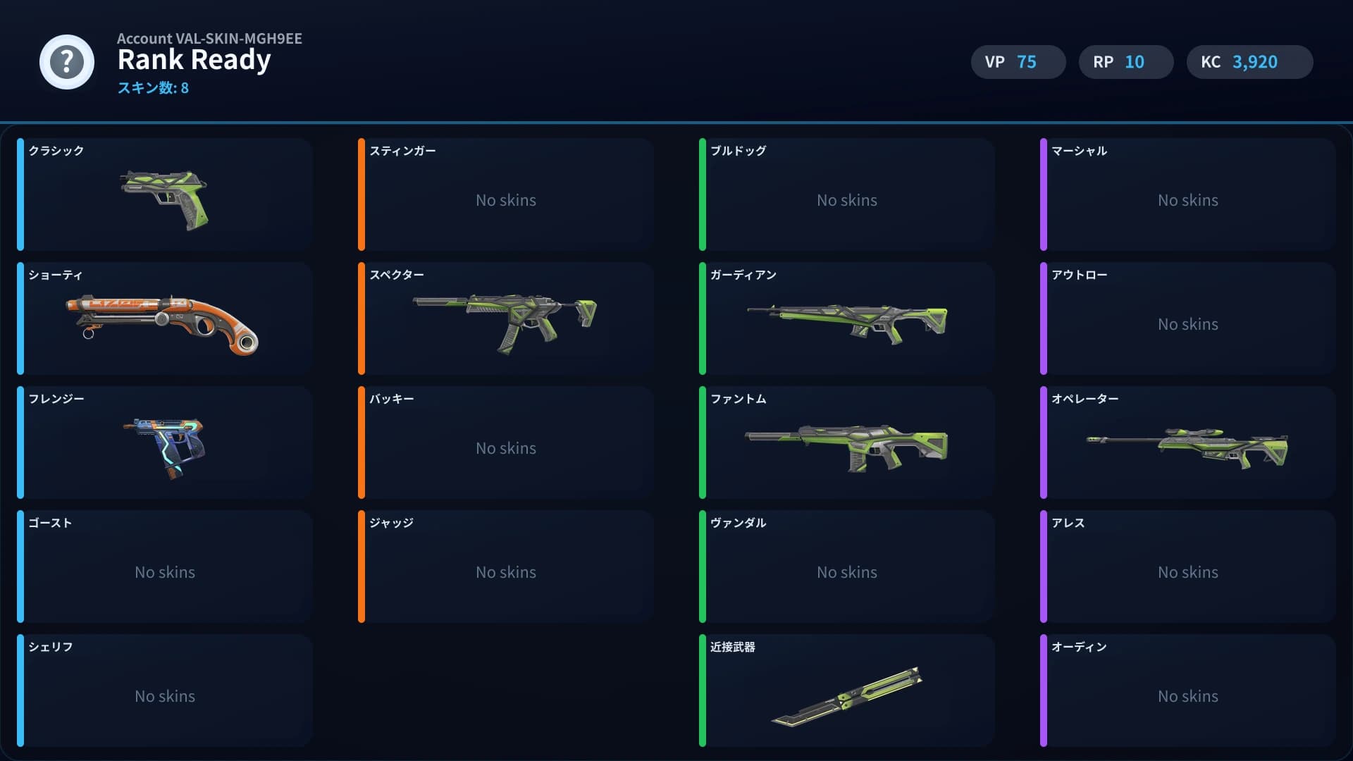 Rank Ready account preview