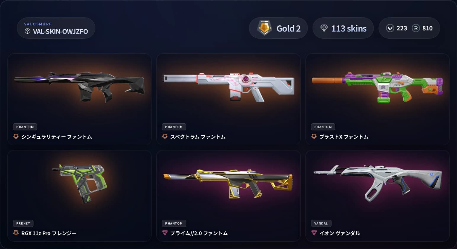 関連商品 VAL-SKIN-QWJZFO ゴールド2